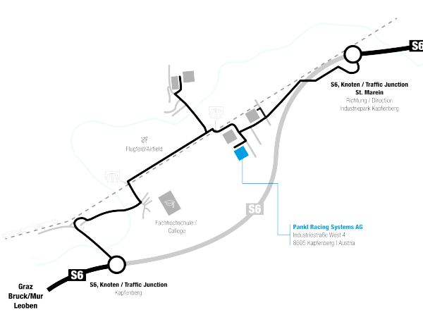 Map to Pankl Racing Systems AG