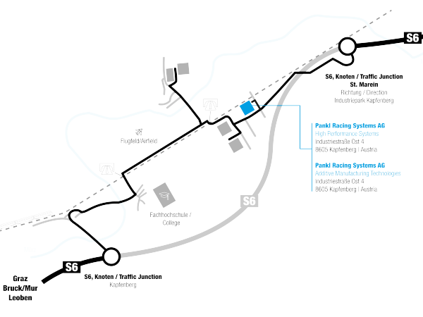 Map to Pankl Racing Systems AG - High Performance Systems